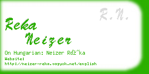 reka neizer business card
